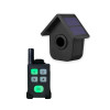 600m Wireless Pager Alarm Kit – 1 Solar Powered PIR Sensor, 4 Channel Pager - 10 Melodies, Vibration and LED indicator (DA600+)