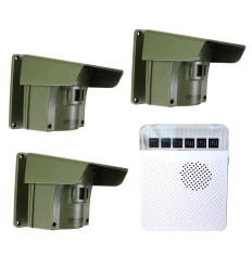 Protect 800 Driveway Alert System - 3 x PIR's with New Multiple Lens Caps