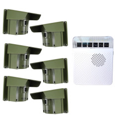 Protect 800 Driveway Alert System - 6 x PIR's with New Multiple Lens Caps