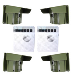 Protect 800 Driveway Alert System with 4 x PIR's (with multiple lens caps) & 2 x Receivers