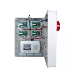 Additional Control Box for Wireless Alert System 900m - / Siren / Strobe / 4 LEDs / Stop Button (DA600+)