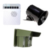 Long Range Wireless External Alert (800m) – Alarm System with Multiple Lens Caps & Wired Siren (PROTECT 800)