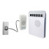 Long Range 800 metre Wireless Doorbell with Brushed Silver Push Button