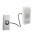 Long Range 800 metre Wireless Doorbell with Brushed Silver Push Button