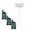 Wireless Portable Disabled Toilet (600 metre) Alert System (DA600+) with 3 Pagers