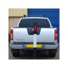 Heavy Duty 140P Removable Security Post (next to a vehicle).