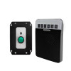 Protect 800 - Long-Range 800m Heavy-Duty Wireless Doorbell Kit with Black ‘Bell Symbol’ Push Button - Black