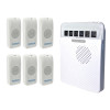 Long Range 800 metre Wireless Doorbell Kit with 6 Push Button (Protect 800)