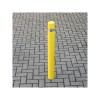 Fixed Yellow Steel 120FY Post & Reflective Stainless Steel  Insert
