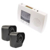 600m Wireless Garden & Driveway Alarm Kit – 2 Battery powered PIR Sensor, 4 Channel Indoor Receiver (DA600+)
