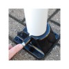 Locking the 900RW-(76) Fold Down Parking Bollard 