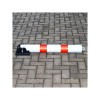 Heavy Duty Fold Down 900RW-110 Security Bollard (lowered to the ground).