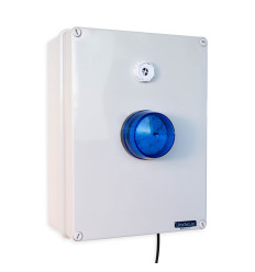 Wireless Lockdown Control Box with Blue Strobe & Multi-Tone Siren
