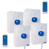 Wireless Lockdown Control Boxes with Blue Strobes, Multi-Tone Sirens, Fixed Trigger & Portable Stop Button