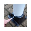 Locking The Heavy Duty Fold Down 900W-110 Security Bollard