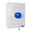 Wireless Lockdown Control Box with Blue Strobe, Multi-Tone Siren, Signal Repeater, Fixed Trigger & Portable Stop Button