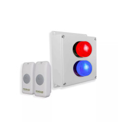 Wireless Warehouse/Industrial Doorbell Kit with Battery Operated Simple Bell & Button (PROTECT 800)