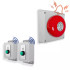 Wireless Warehouse & Industrial Doorbell Kit – Battery Operated Bell & Push Button (PROTECT 800)