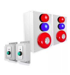 Wireless Warehouse & Industrial Doorbell Kit – Battery Operated Bell & Push Button (PROTECT 800)