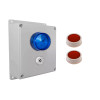 300 metre Wireless 'S' Range DA600+ Panic Alarm with Under Desk or Wall Panic Button