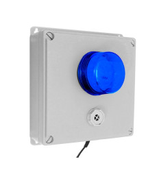 Weatherproof Wireless Latching (Adjustable) Siren & Flashing LED Receiver (Protect 800) with Manual Reset