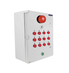 Additional Control Box for Wireless Alert System 900m - / Siren / Strobe / 12 LEDs / Stop Button (DA600+)