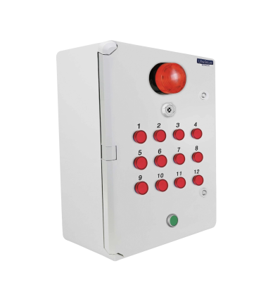 Additional Control Box for Wireless Alert System 900m - / Siren / Strobe / 4 LEDs / Stop Button (DA600+)