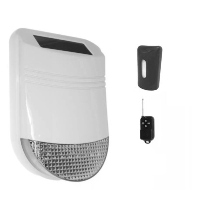 HY Outdoor Solar Wireless Siren Alarm Kit 1