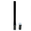H/D Black 100P Security Parking Posts & 2 x Ground Bases.