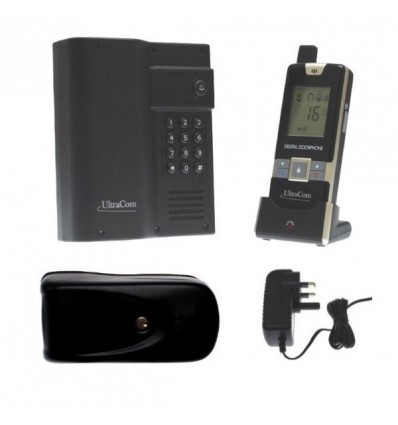 Electronic Gate Lock & Wireless Intercom with Keypad