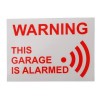 Garage Warning Window Sticker 