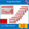 This Garage is Alarmed Window Stickers Trade Pack