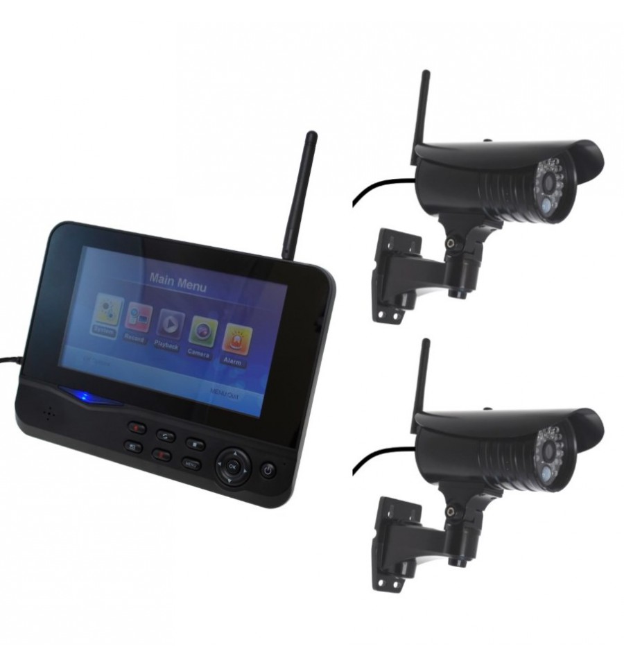 300 metre Wireless CCTV System|2 x External Cameras|