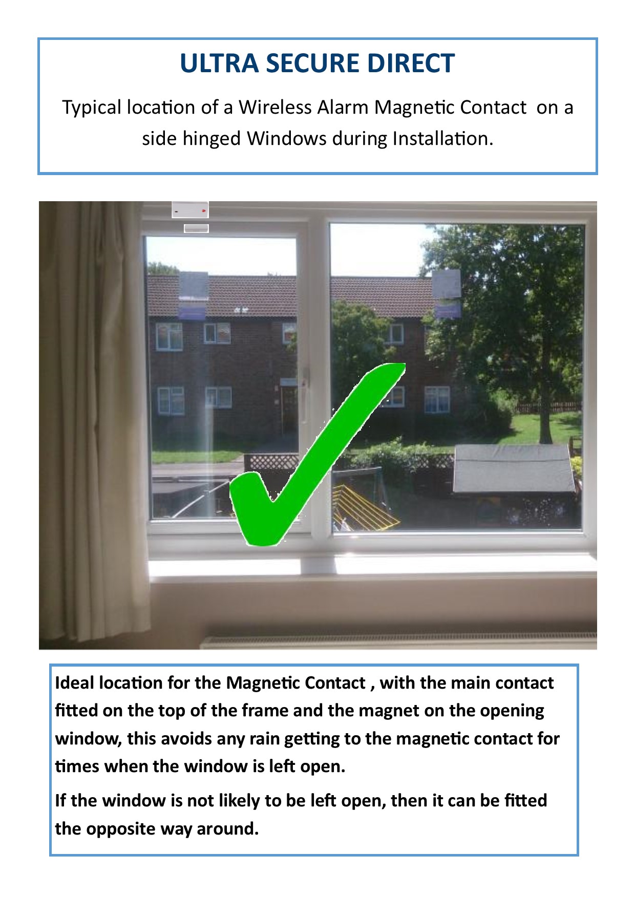 How Do I Install A Door Window Sensor To A Wireless Alarm