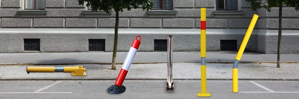 secure your driveway with our flexible bendy posts