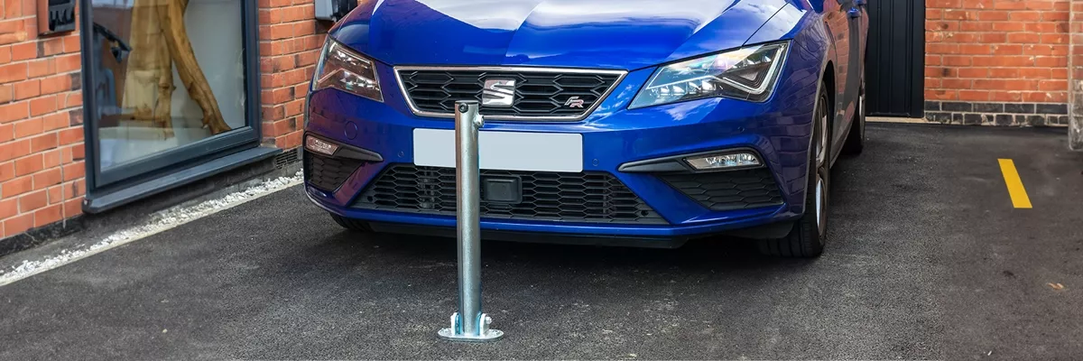 Secure your drive with our fold down posts